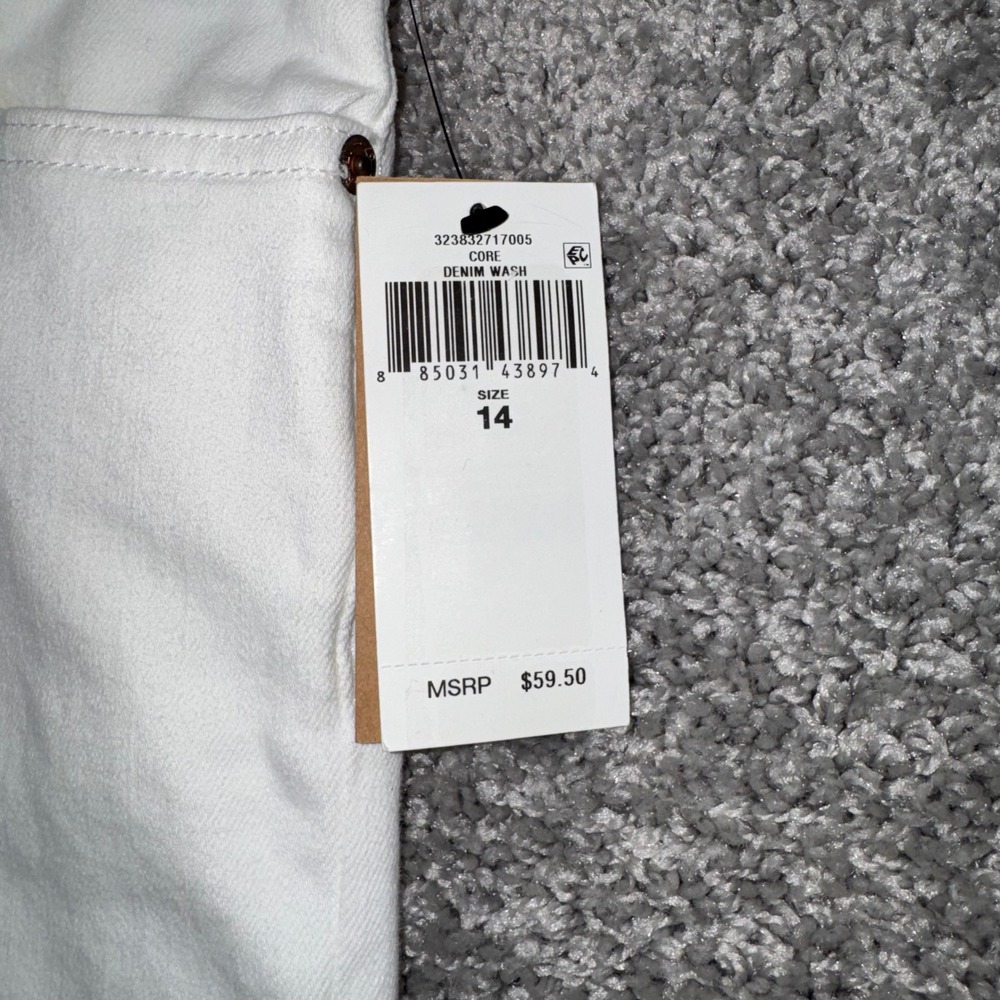 Polo Ralph Lauren Sullivan Slim Stretch 5 Pocket Jeans White Boys 14 NEW - Picture 4 of 12